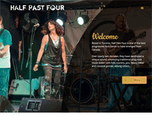 Tablet Screenshot of halfpastfour.com